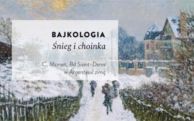 Śnieg i choinka – na podstawie „Bd. Saint-Denis w Argenteuil zimą” C. Moneta